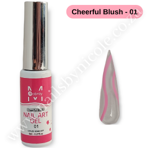 Nail Art Gel Liners – Cheerful Blush – 01