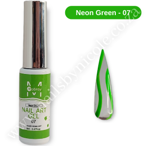 Nail Art Gel Liners – Neon Green – 07