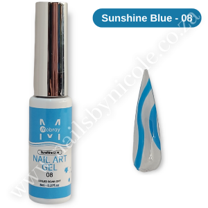 Nail Art Gel Liners – Sunshine Blue – 08