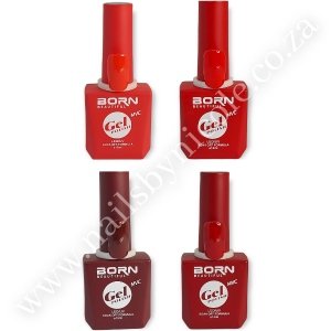 Born Beautiful – UV/LED Gel Polish – 4 Piece – Shades of Red