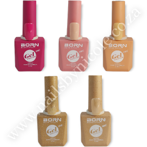 Born Beautiful – UV/LED Gel Polish – 5 Piece – Glam It Gold