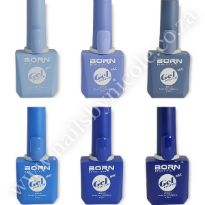 Born Beautiful – UV/LED Gel Polish – 6 Piece – Shades of Blue