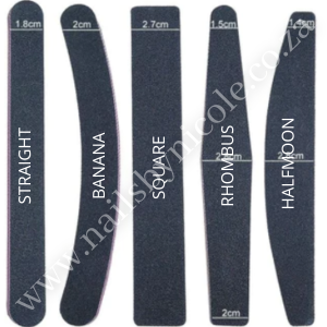 Nail File – Black – 100/180