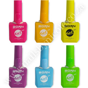 Born Beautiful – UV/LED Gel Polish – 6 Piece – All Bright Colours