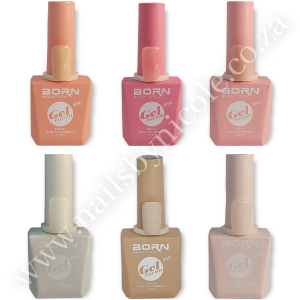 Born Beautiful – UV/LED Gel Polish – 6 Piece – Shades of Nude