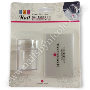 Clear Silicone Nail Stamper – Large