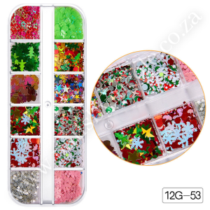 12G-53 12 Grids Nail Decoration