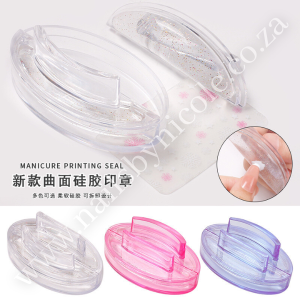 Curved Clear Silicone Stamper