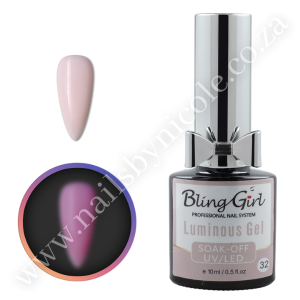 Bling Girl Luminous Gel Soak Off UV/LED 10ml #032