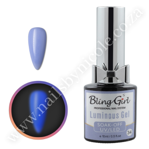 Bling Girl Luminous Gel Soak Off UV/LED 10ml #034