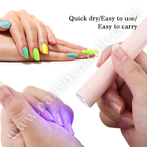 Portable-Handheld Nail Art UV Light Gel Nail Lamp With 12 Nail Stamp Curing  Mini UV Led Lamp Quick Dry Lamp Nails Machine