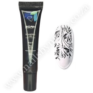 Born Beautiful Stamping Gel 01 – Black