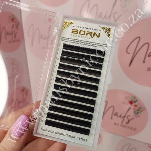 Born Beautiful – Individual Lash Tray – 100% Natural – 10mm