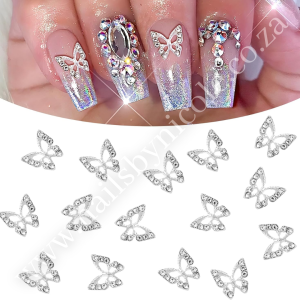 Butterfly Rhinestone 2pcs