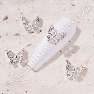 Butterfly Rhinestone 2pcs