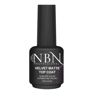 NBN Professional Velvet Matte Top Coat 15ml