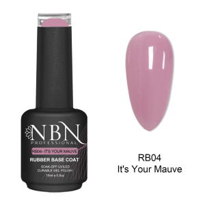 NBN Professional Rubber Base 15ml – RB04 – It’s Your Mauve