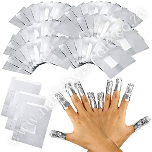 Aluminium Foil Remover Wraps for Nails 100pcs