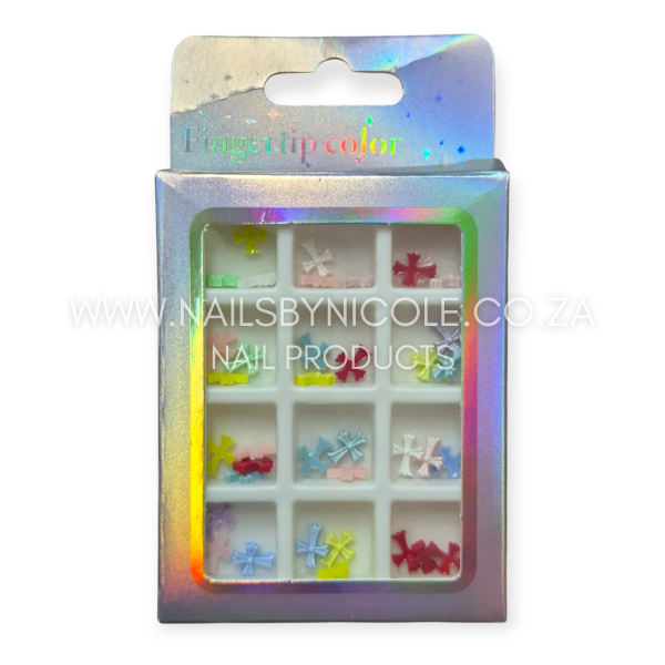Nail Decoration – Colourful Crosses Set