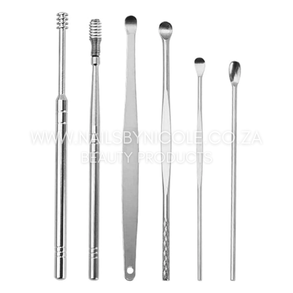 Stainless Steel Ear Wax Removal Tools – 6pcs