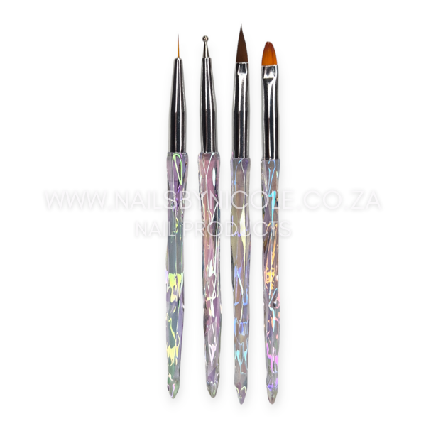 Acrylic Gel Striping Brush & Dotting Tool Set 4pc