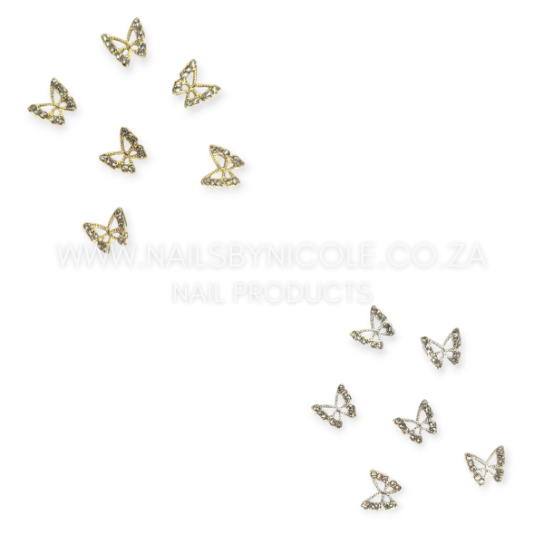 Nail Charms – Butterflies – 6pcs