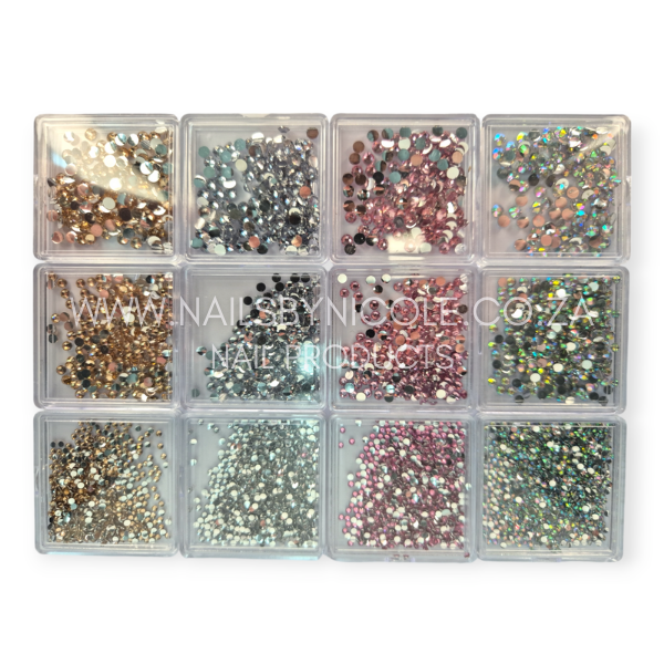 Nail Decorations – Rhinestones – 12 Grids