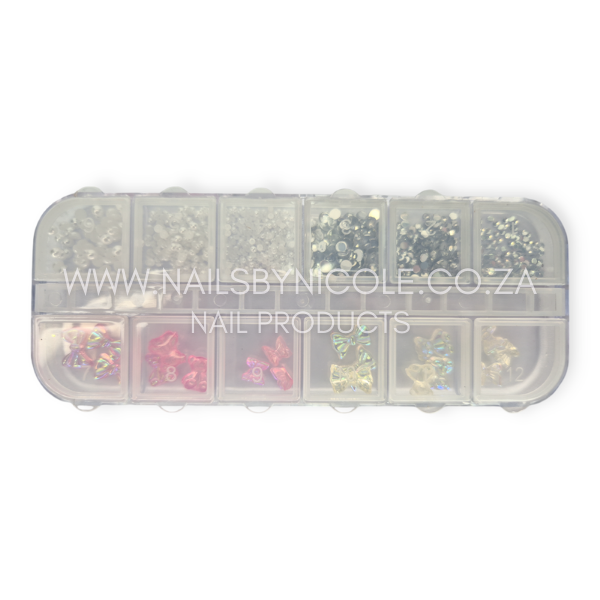 Nail Decoration – Pink & White Tray