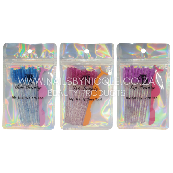 Eyelashes Applicator Tool with Mascara Wands – 11pc