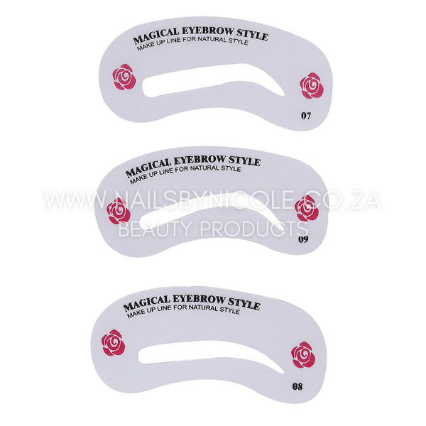 Eyebrow Stencils – 3pc