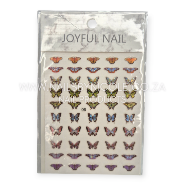 Butterfly Nail Art Stickers – 06