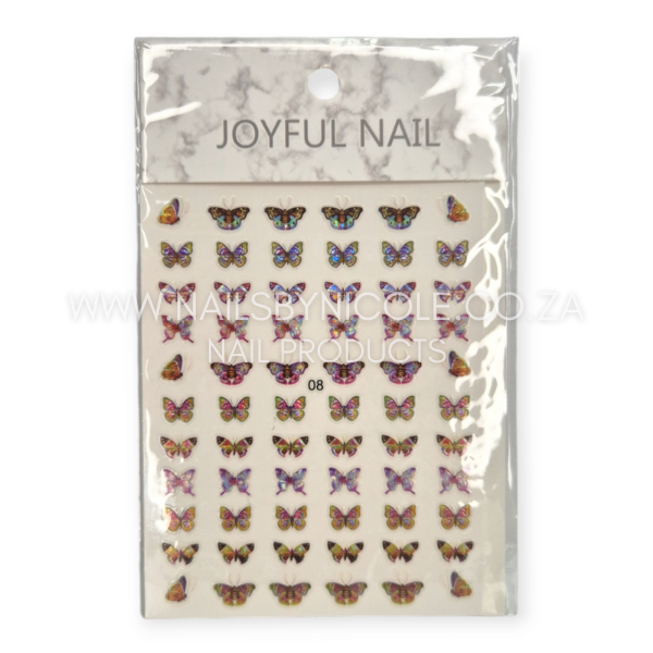 Butterfly Nail Art Stickers – 08