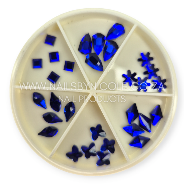 Nail Decoration Wheel – Royal Blue – 10