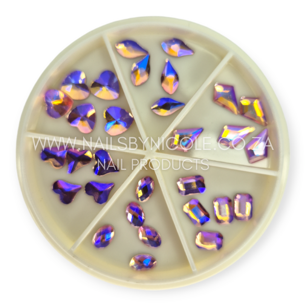 Nail Decoration Wheel – Purple Pink – 11