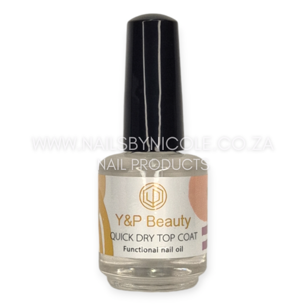 Y&P Beauty – Quick Dry Top Coat (Non UVLED) 18ml