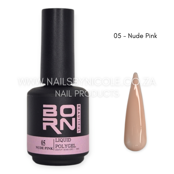 Born Beautiful – Liquid Poly Gel 15ml – 05 Nude Pink