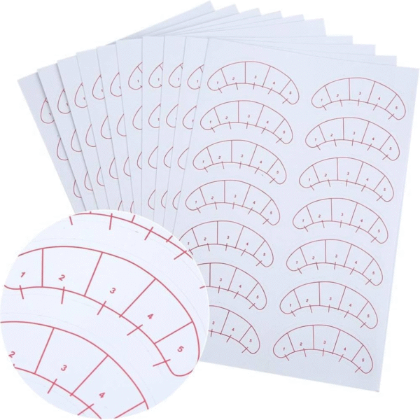 Lash Mapping Eye Sticker