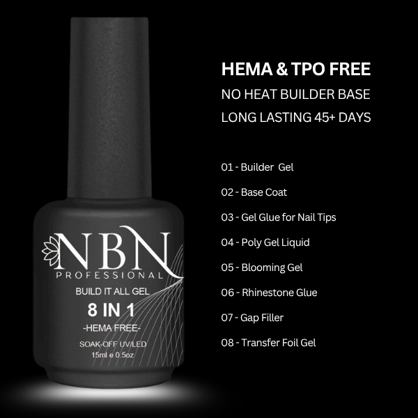 NBN Professional 8 in 1 Build It All Gel 15ml