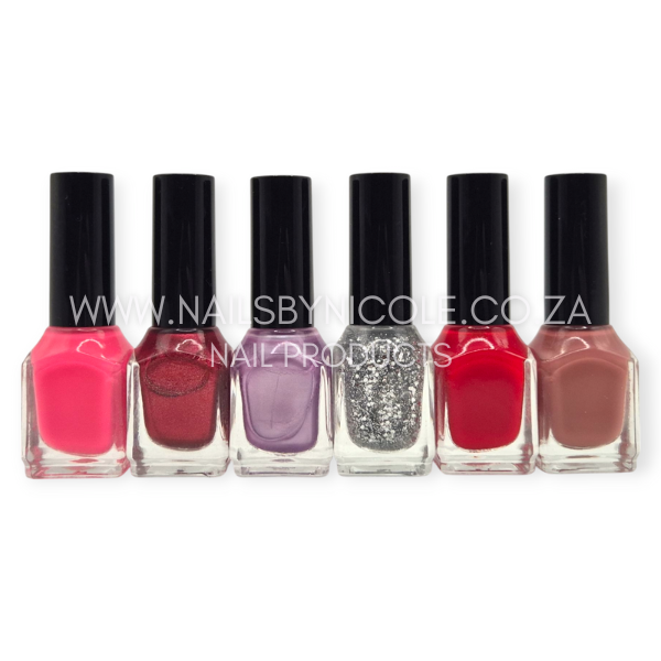 Nail Polish Set of 6 – Glam