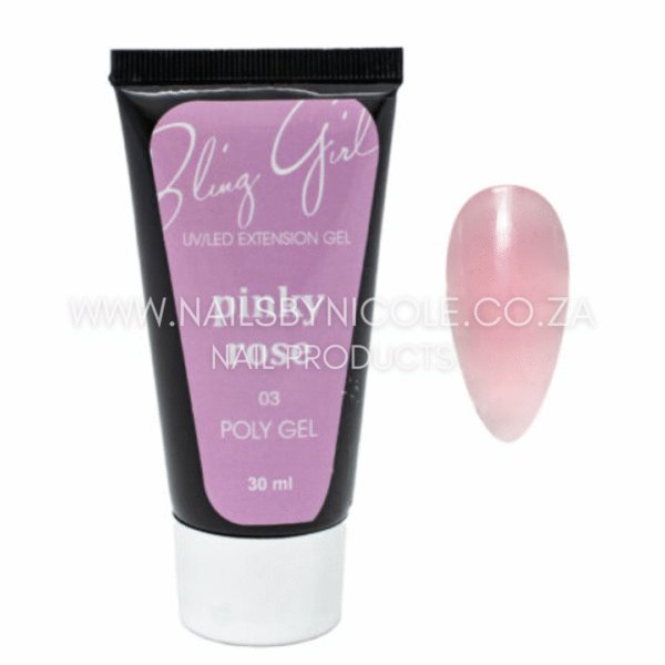 Bling Girl Poly Gel Pinky Rose 30ml – 03