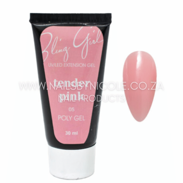 Bling Girl Poly Gel Tender Pink 30ml – 05