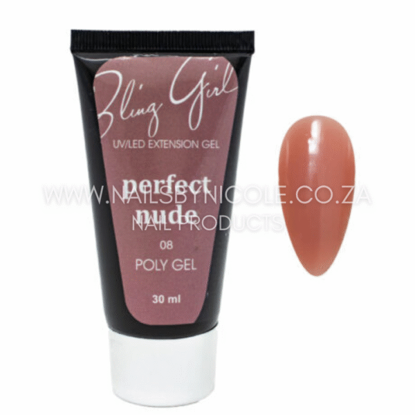 Bling Girl Poly Gel Perfect Nude 30ml – 08