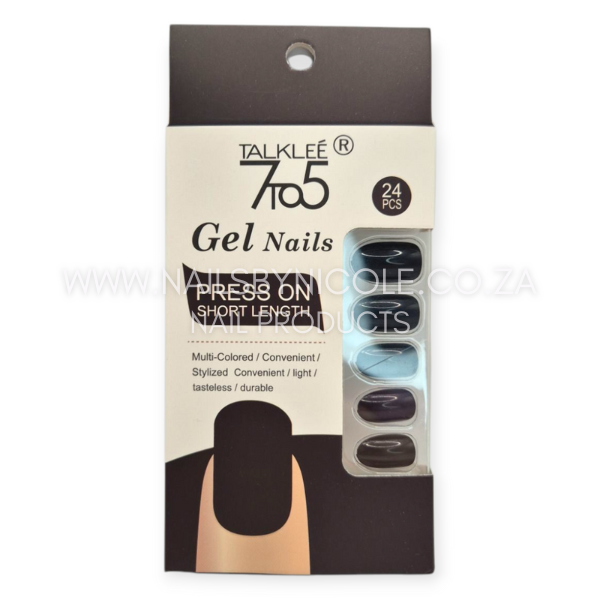 Press-On Nails – Short Oval 24pcs